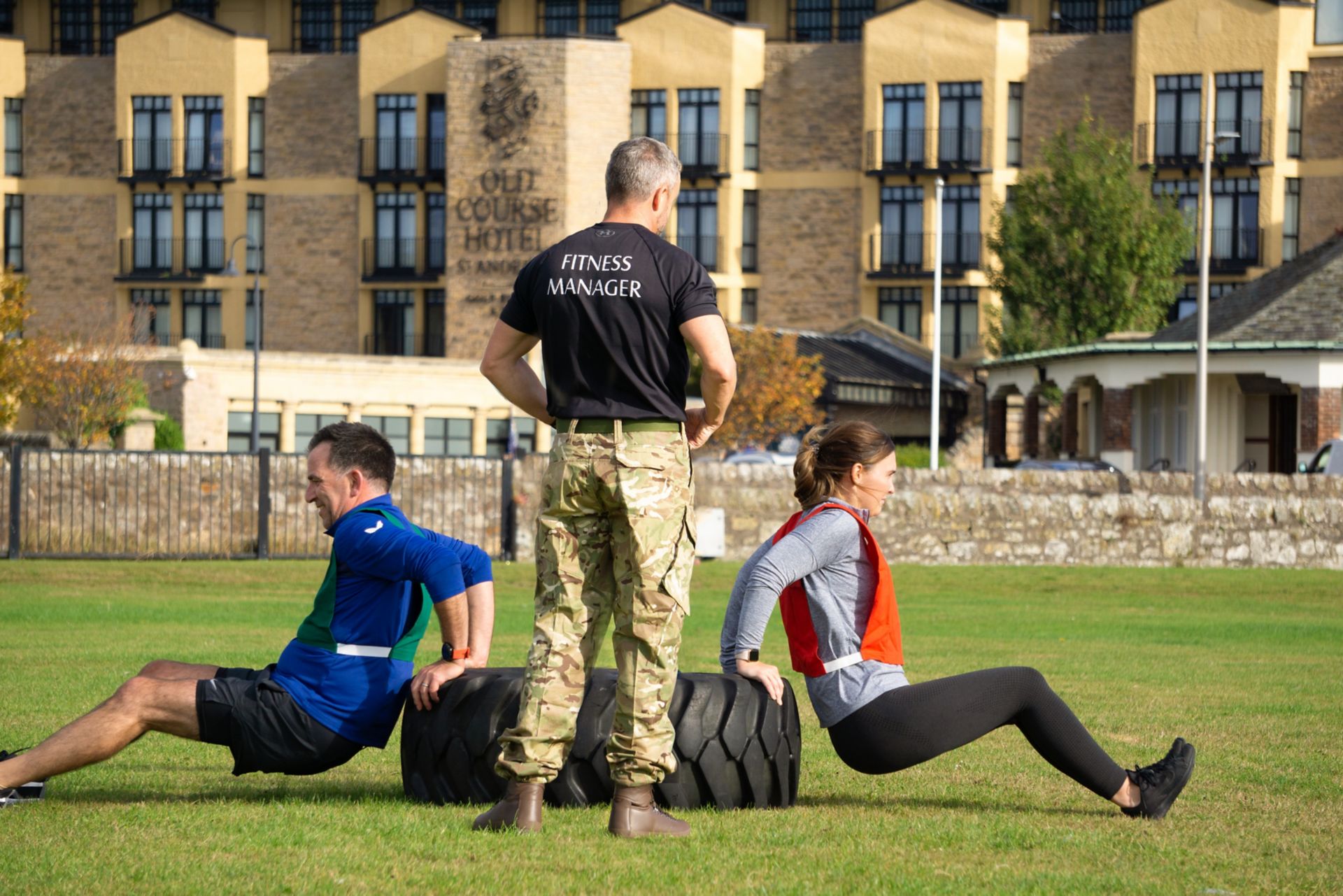 Kohler Military Fit Classes at the Old Course Hotel, St Andrews