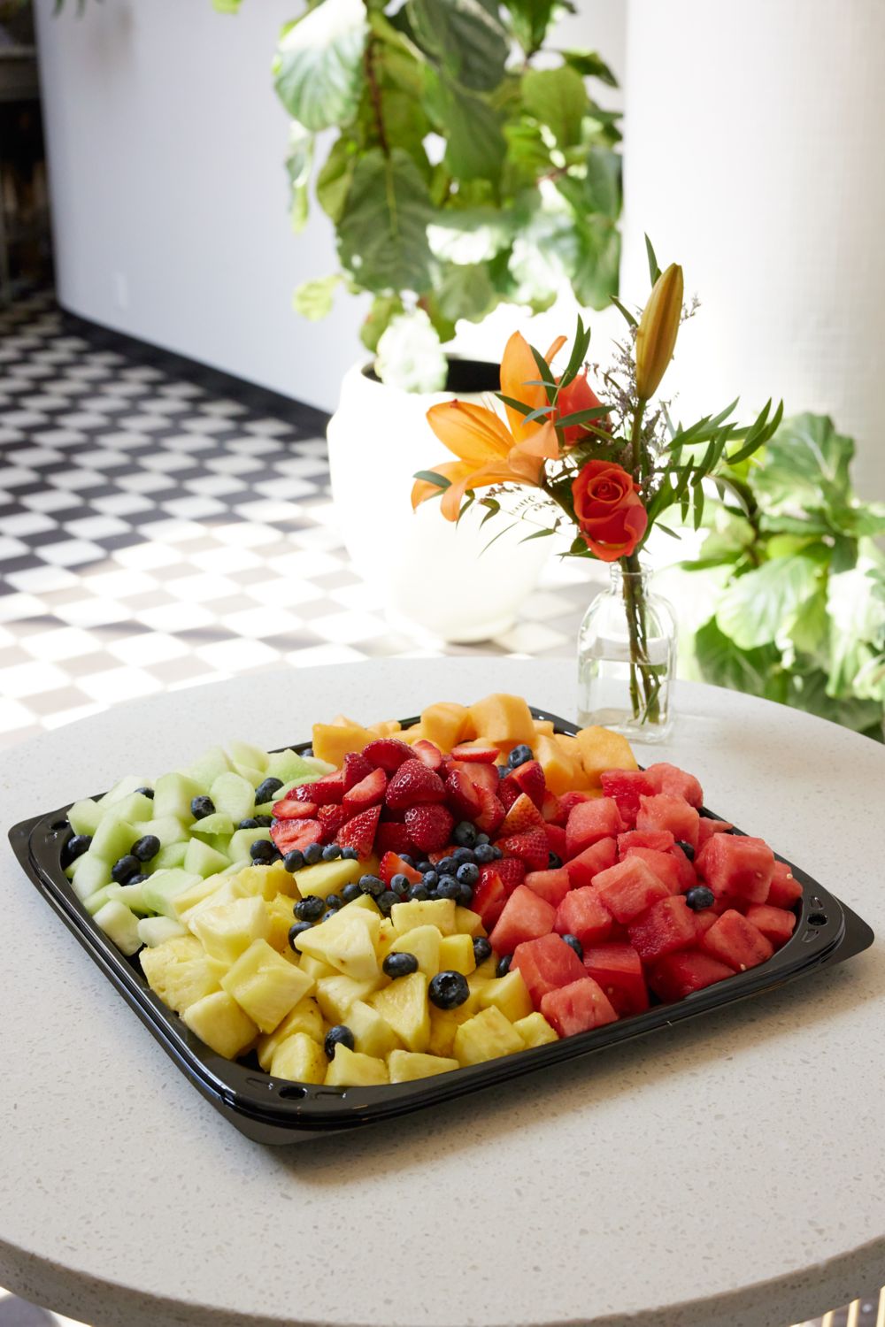 a fruit plate