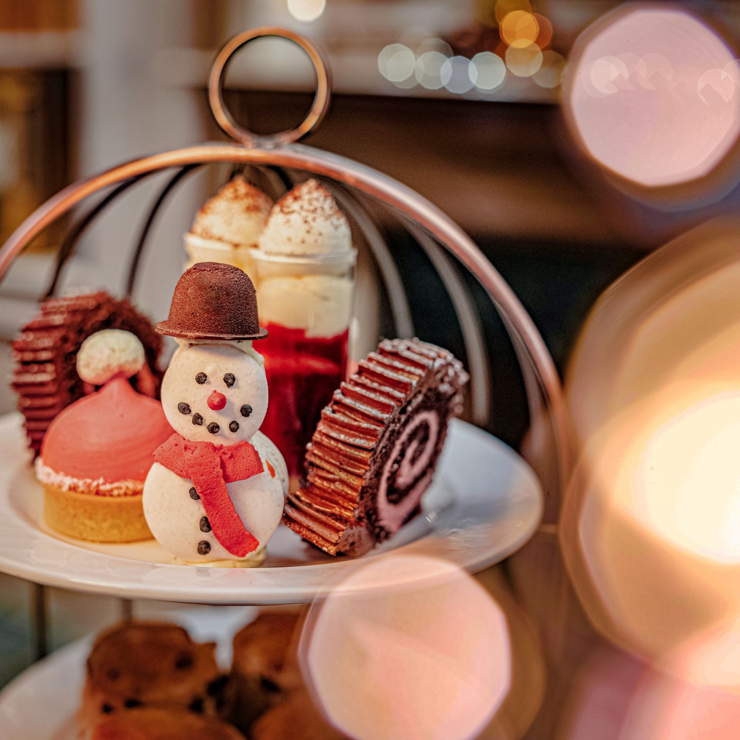 Christmas  themed afternoon tea at the Old Course Hotel, Golf Resort & Spa