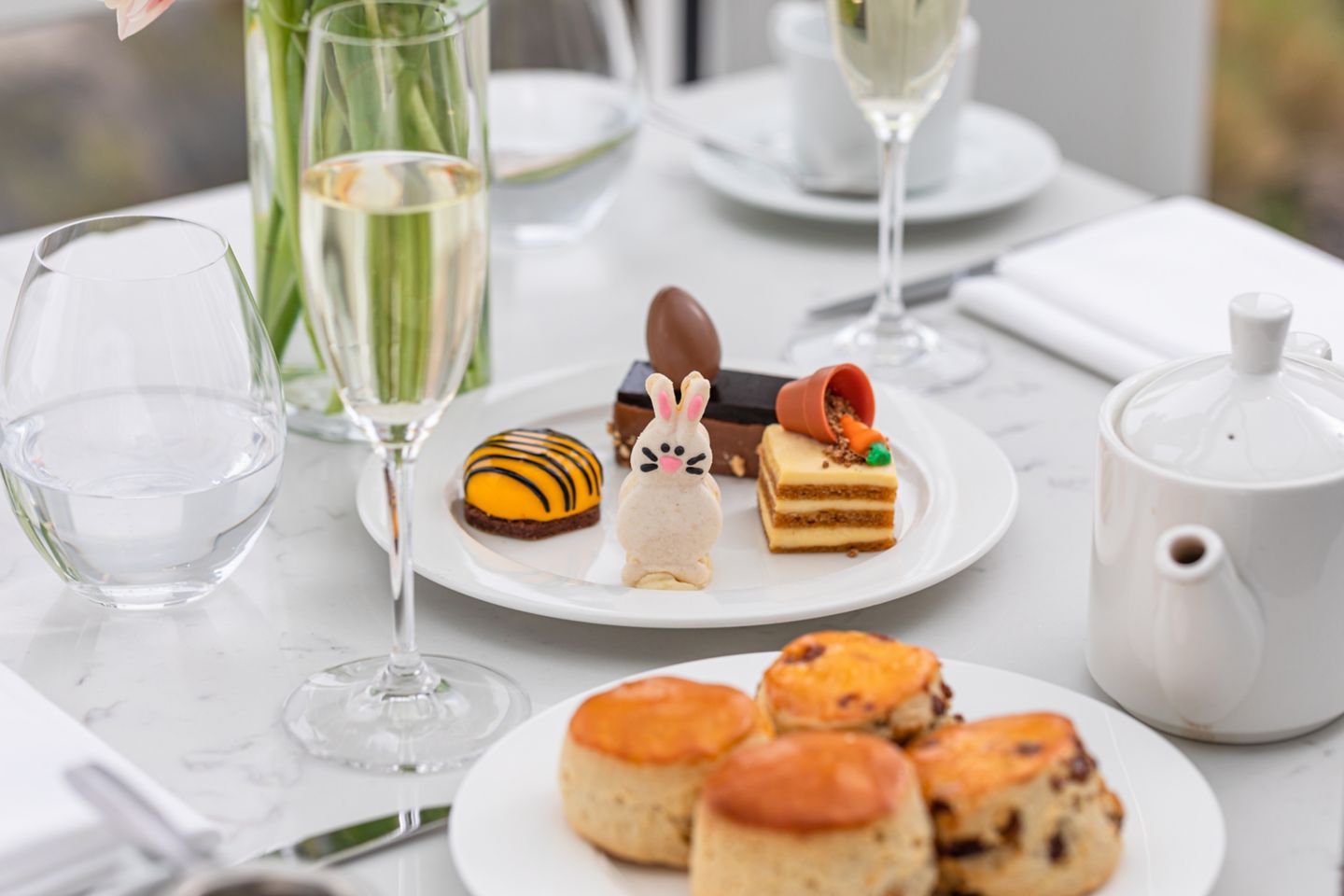 Easter themed afternoon tea at the Old Course Hotel, Golf Resort & Spa