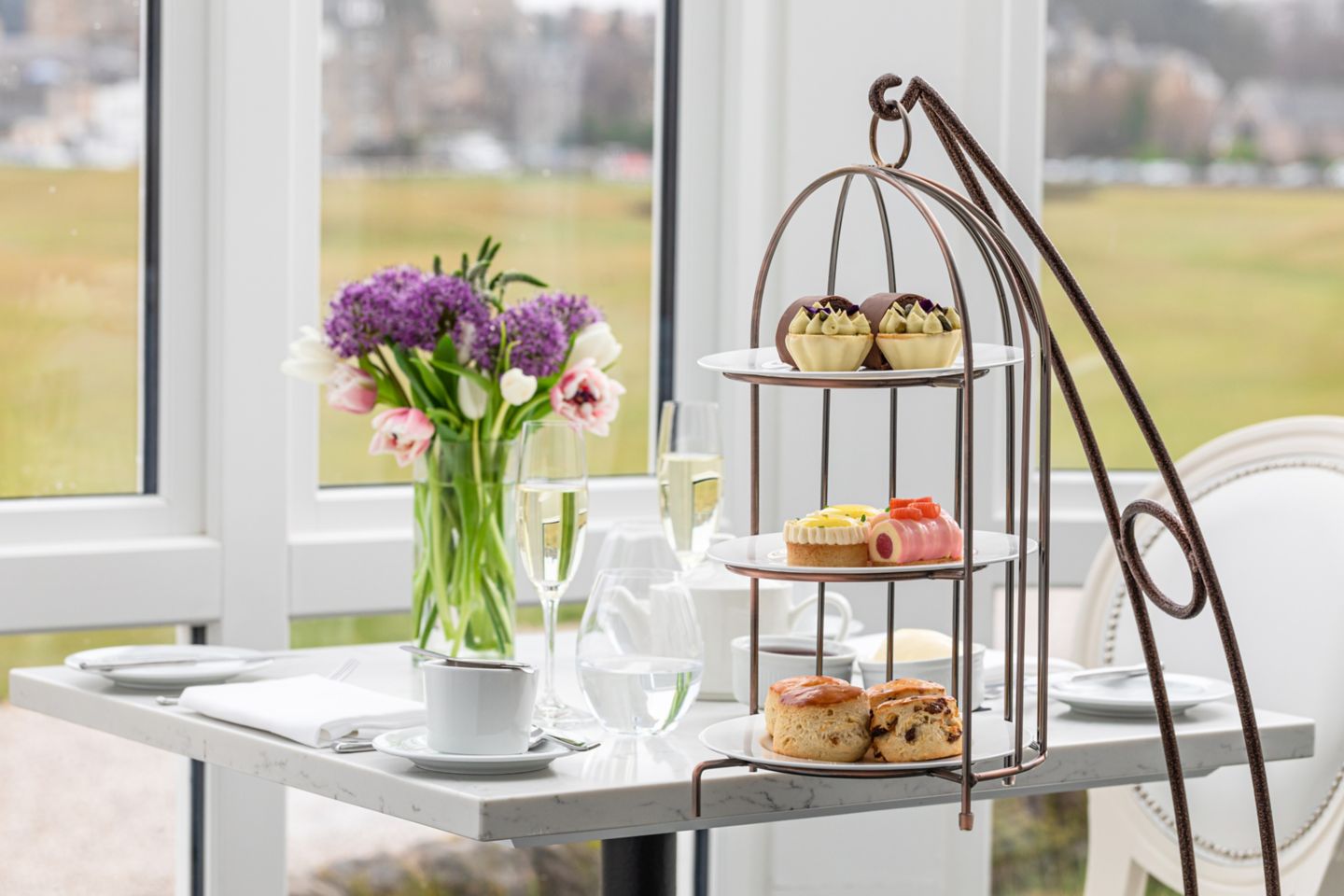 Afternoon Tea at the Old Course Hotel, Golf Resort & Spa