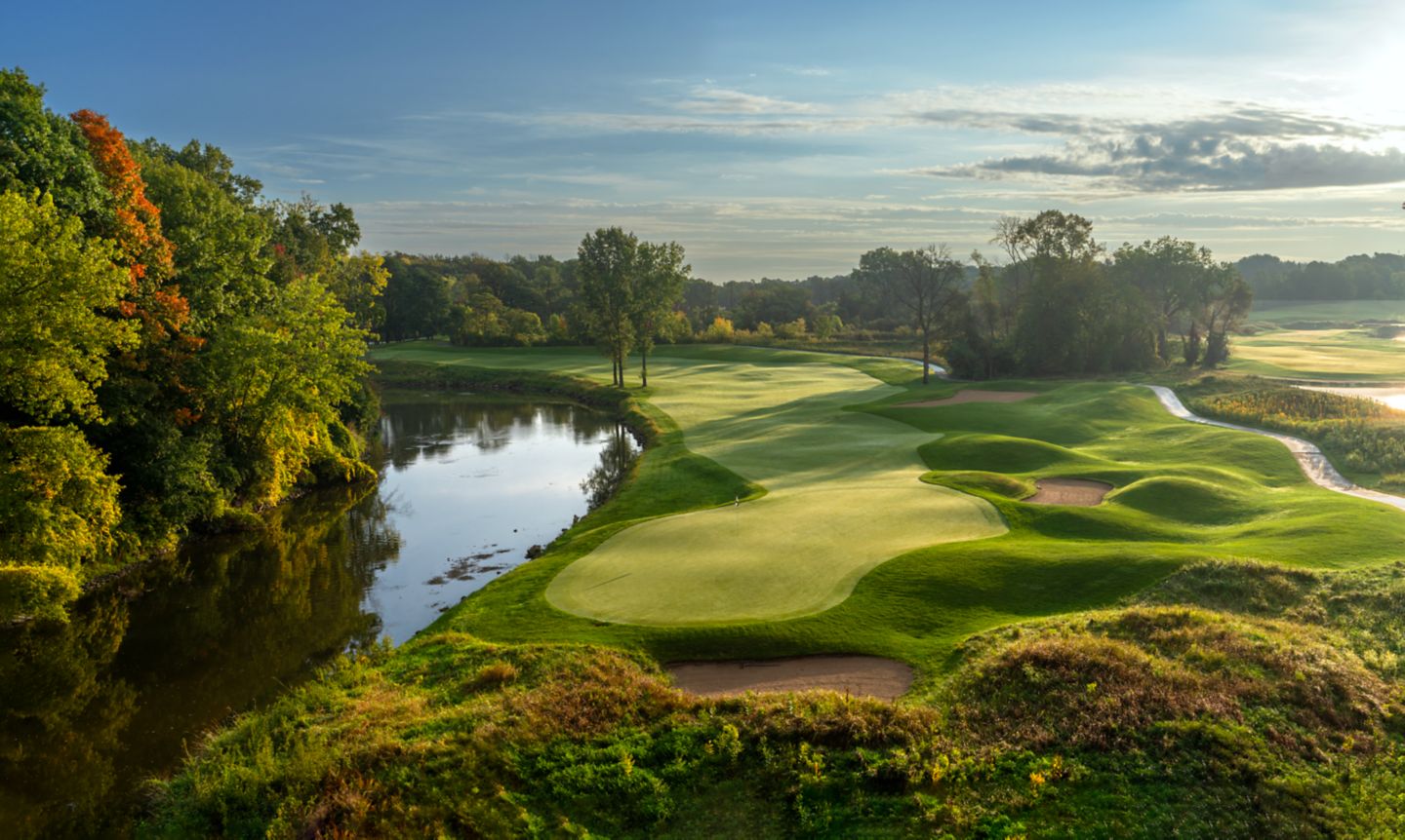 hole 11 on The River Course at Blackwolf Run