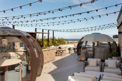Rooftop dining at The Deck, St Andrews