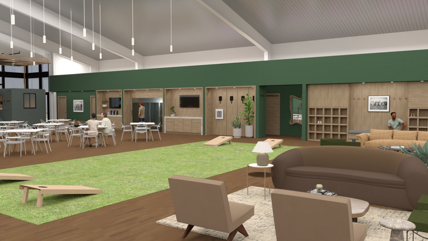 The Serve Entrance rendering