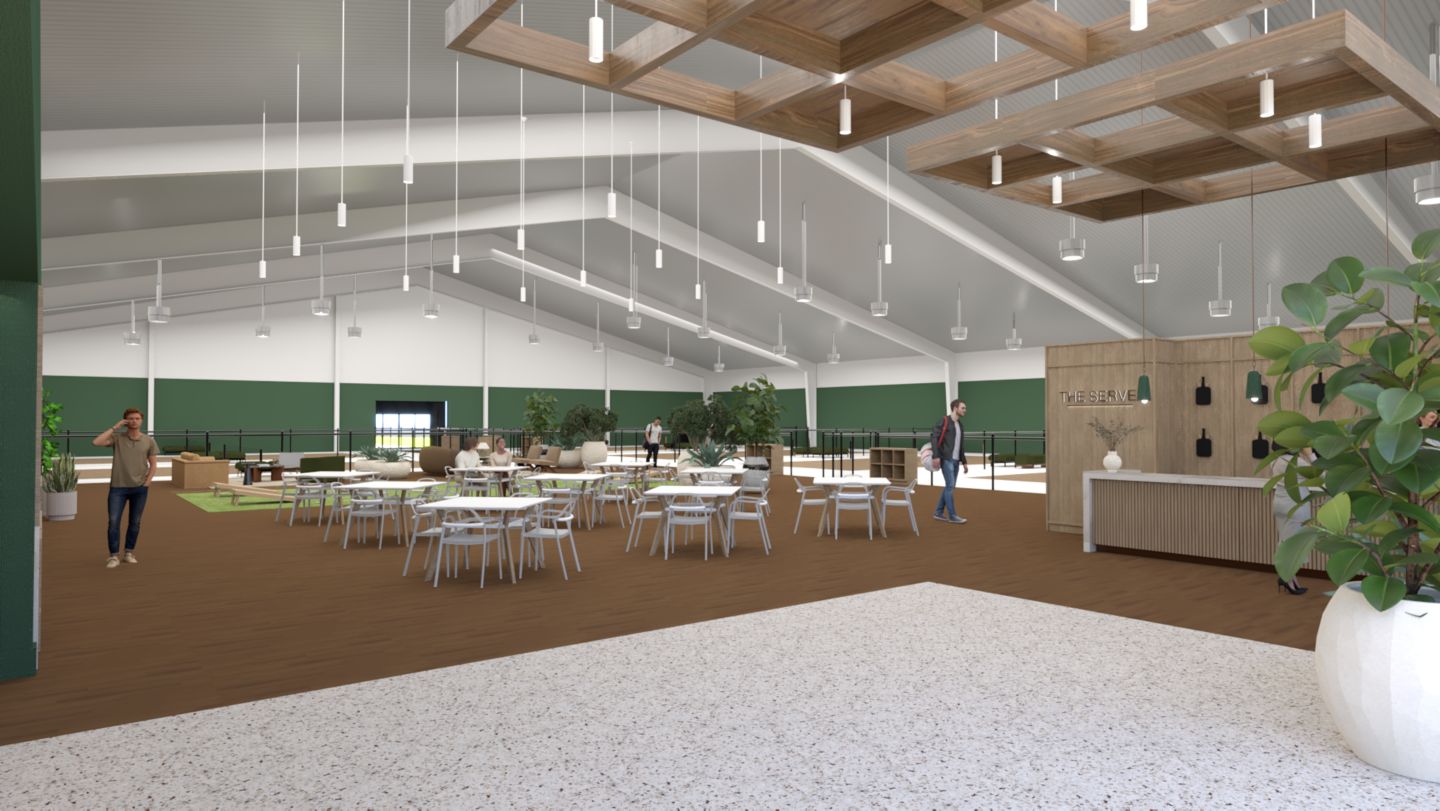 The Serve interior activities rendering