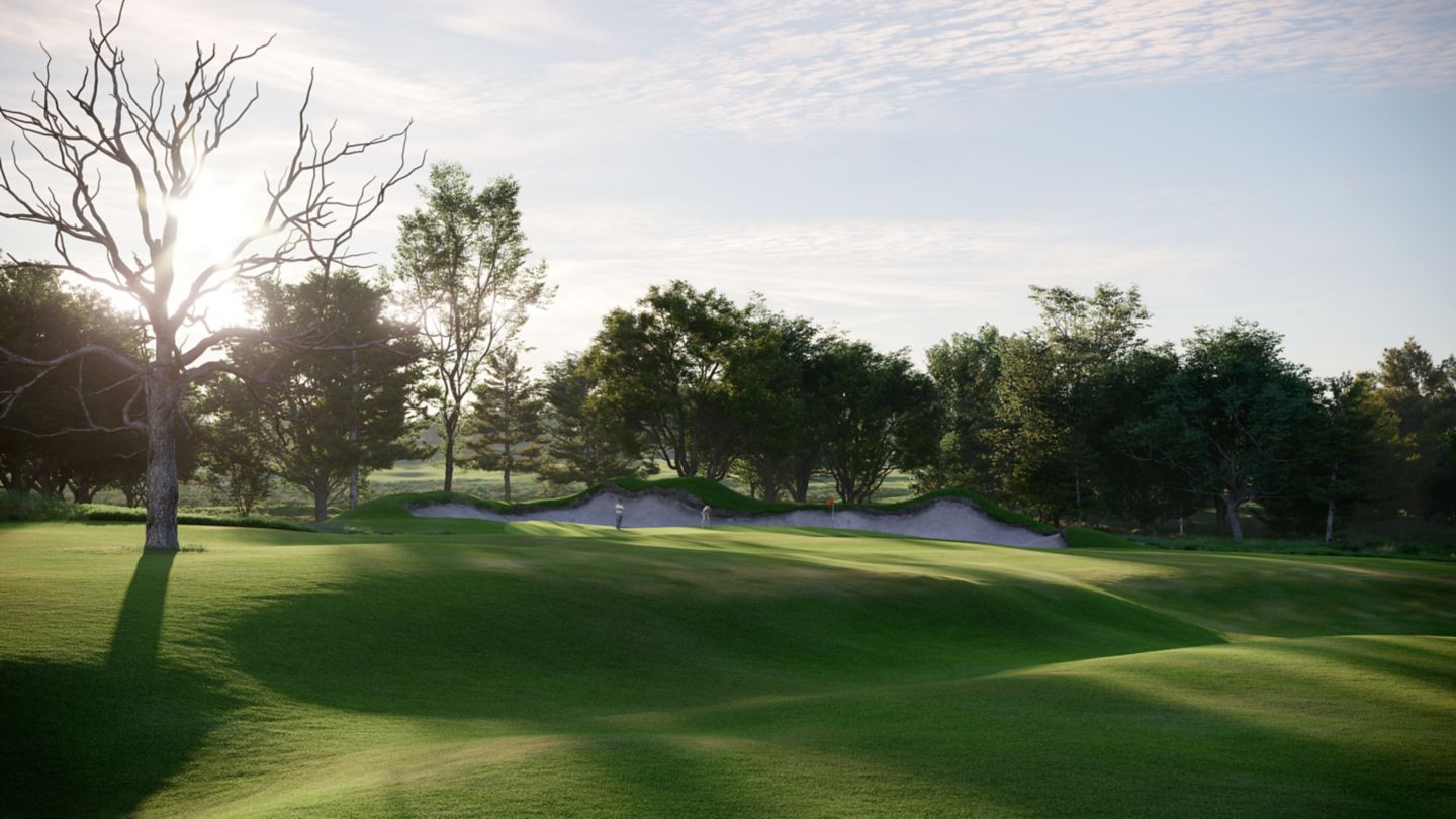 a golf course rendering