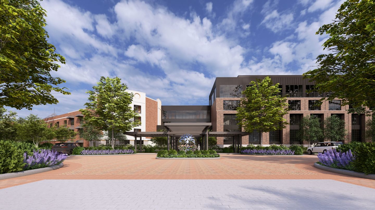 rendering of Inn on Woodlake exterior
