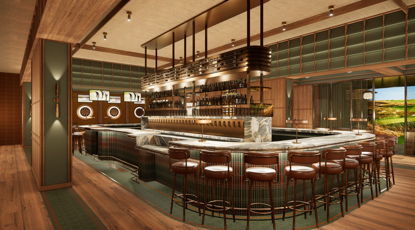 rendering of Bucks & Birdies bar