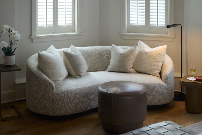 a sitting area in the Immersion Suite
