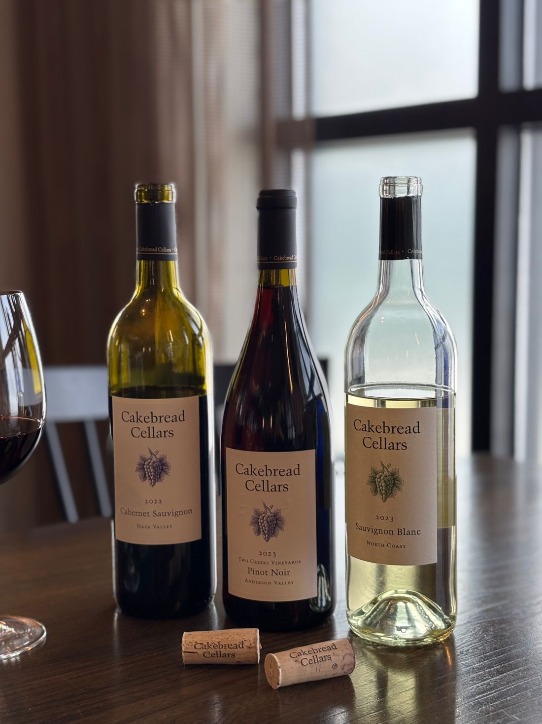 pouring a glass of wine