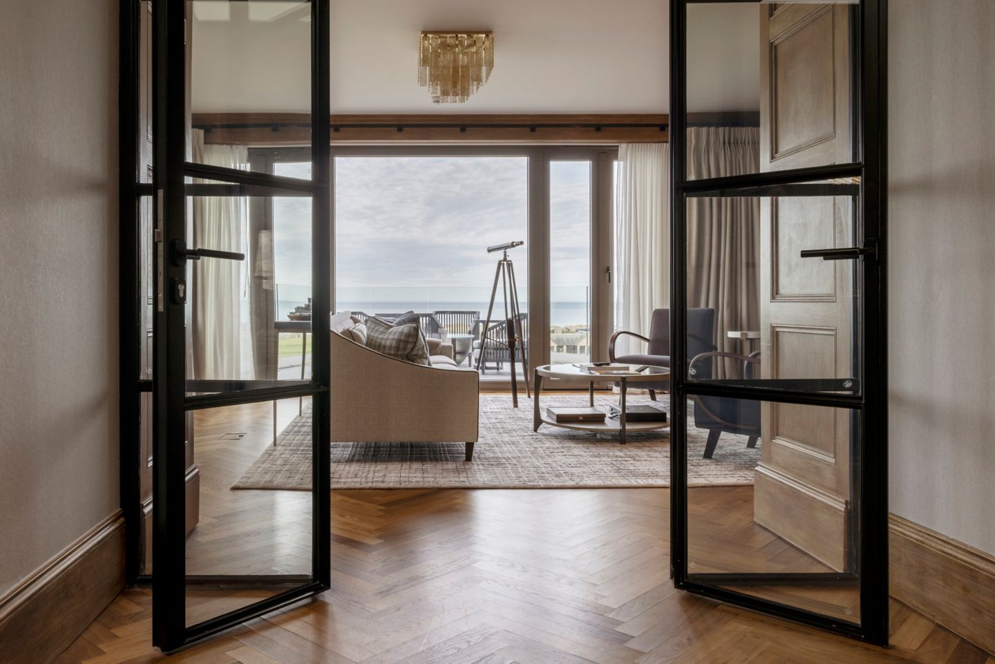 The Penthouse suite bathroom at the Old Course Hotel, St Andrews