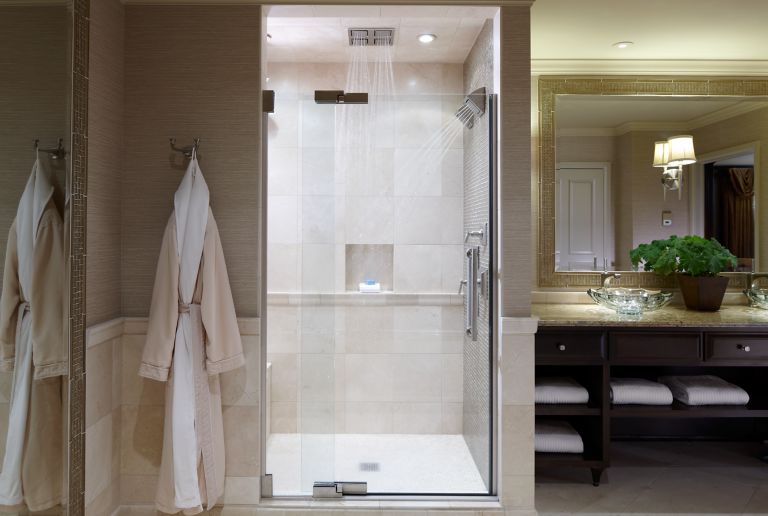 a shower