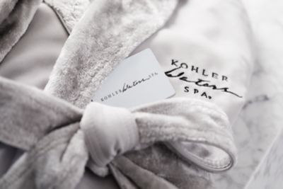 Kohler Waters Spa robe and gift card