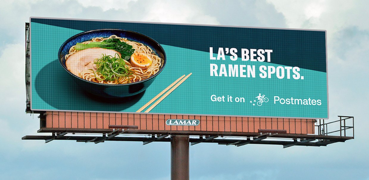 Digital Out of Home LA's Best Ramen