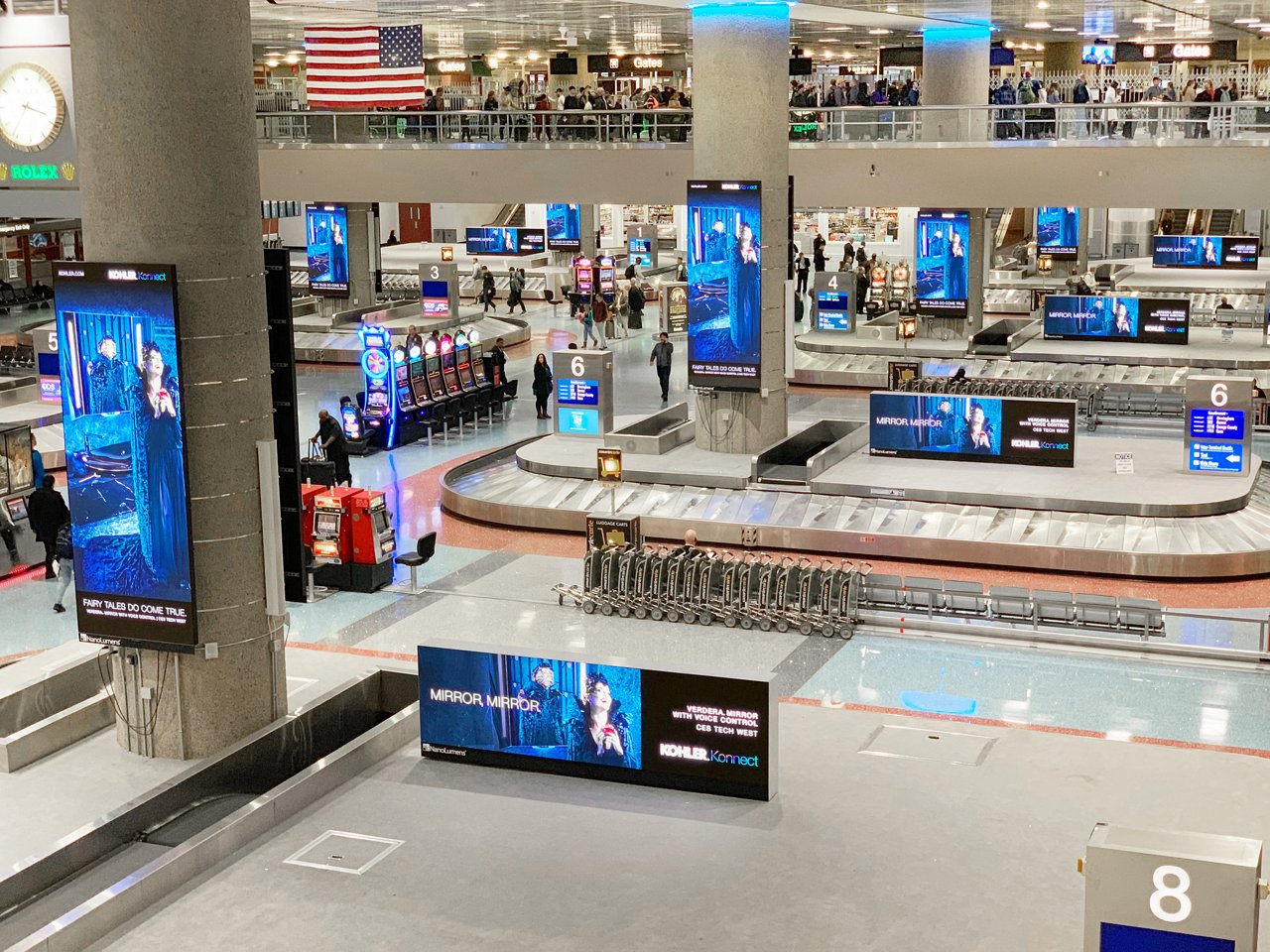 Lamar Advertising and Kohler Baggage Claim Digital Network