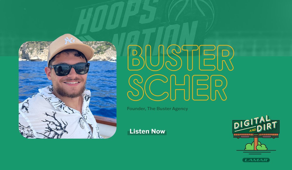 Buster Scher Podcast episode graphic on Lamar's digital and dirt podcast