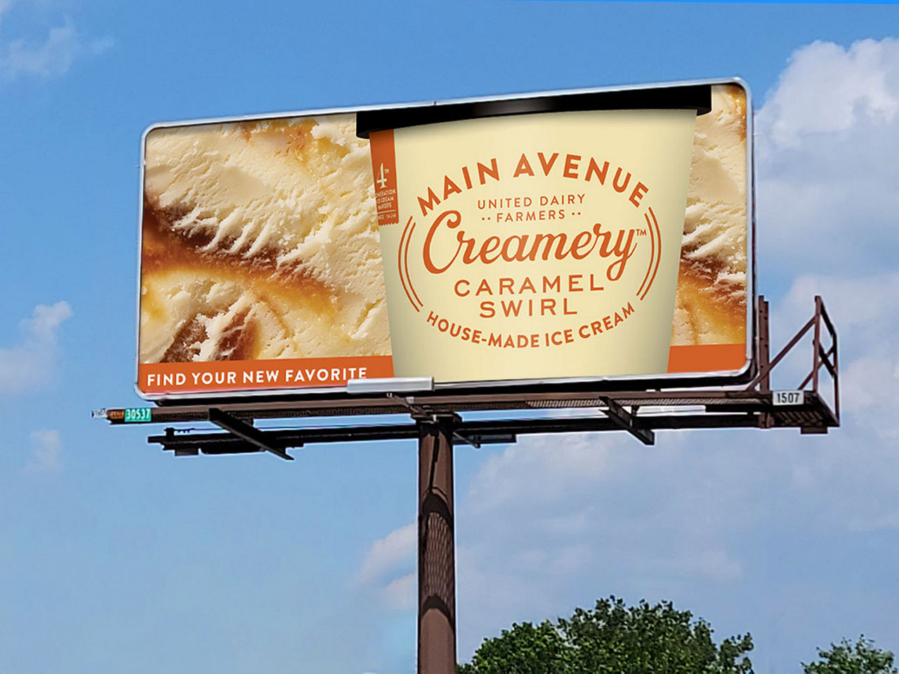 Main Avenue United Dairy Farmers Creamery Poster
