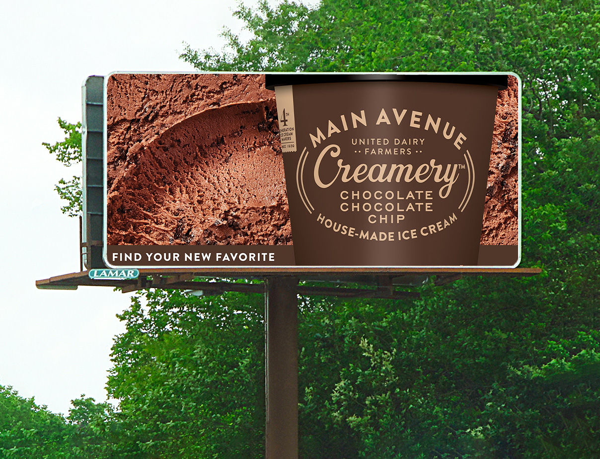 Main Avenue United Dairy Farmers Creamery Poster