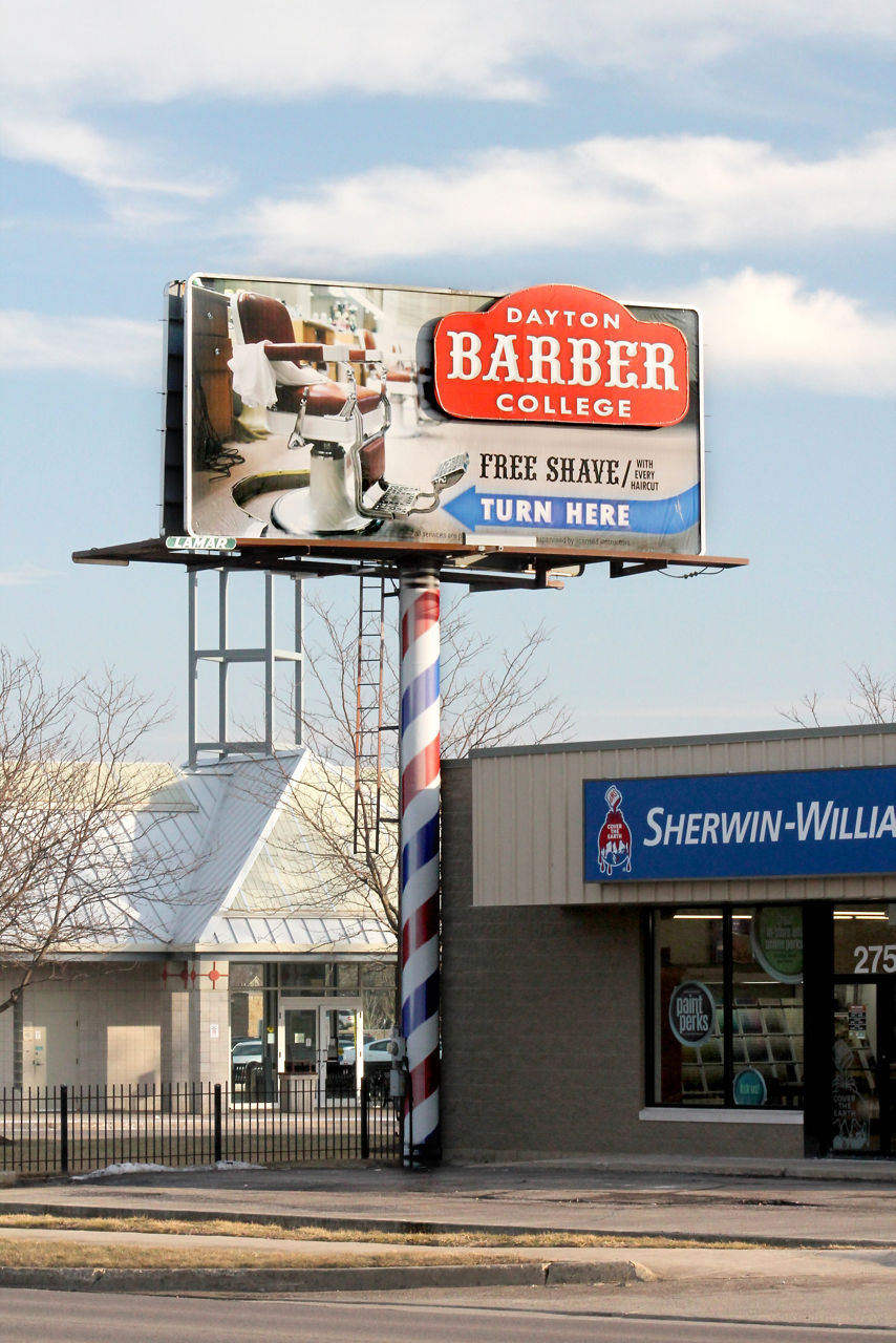 Dayton Barber College Poster