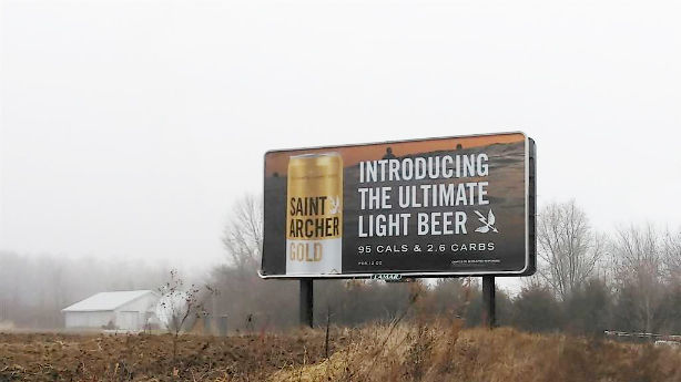 Saint Archer Gold Light Beer Poster 