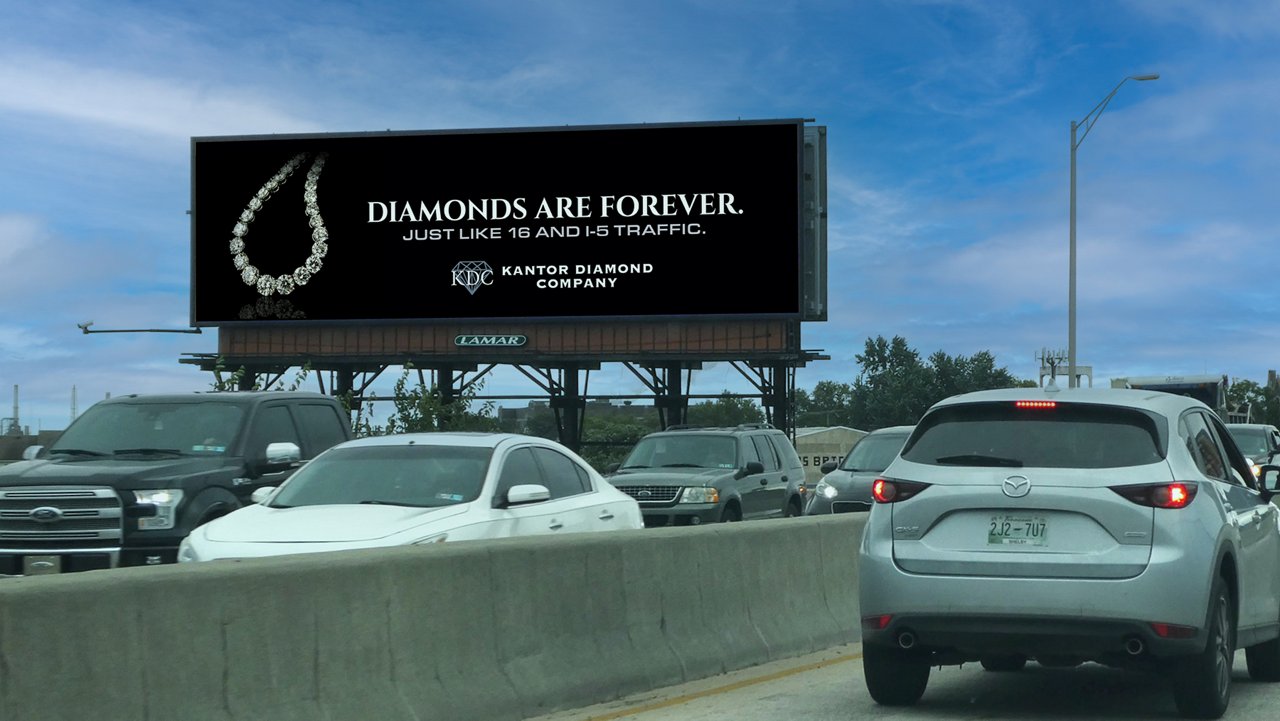 Lamar Advertising and Kantor Diamond Company digital billboard