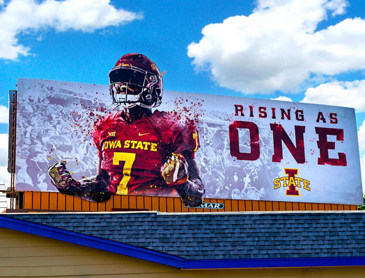 Iowa State billboard on Lamar Advertising inventory