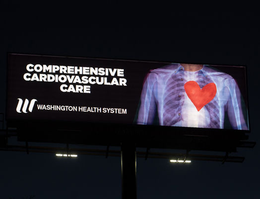 Washington Health System billboard on Lamar Advertising inventory