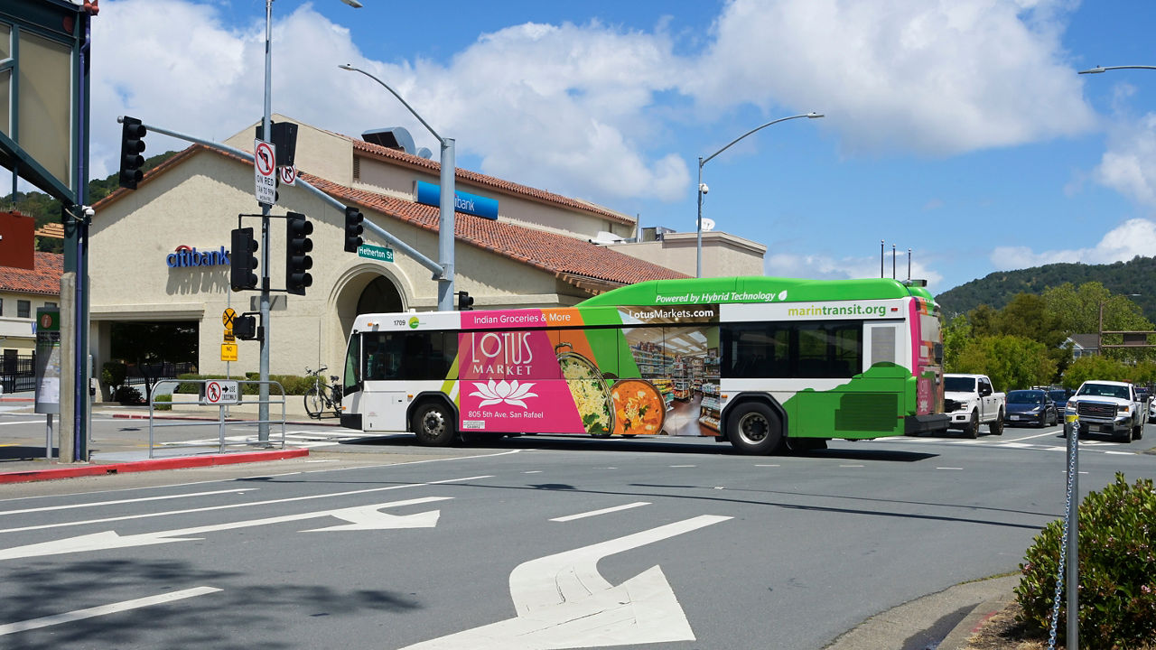 Lotus Market Bus Ad