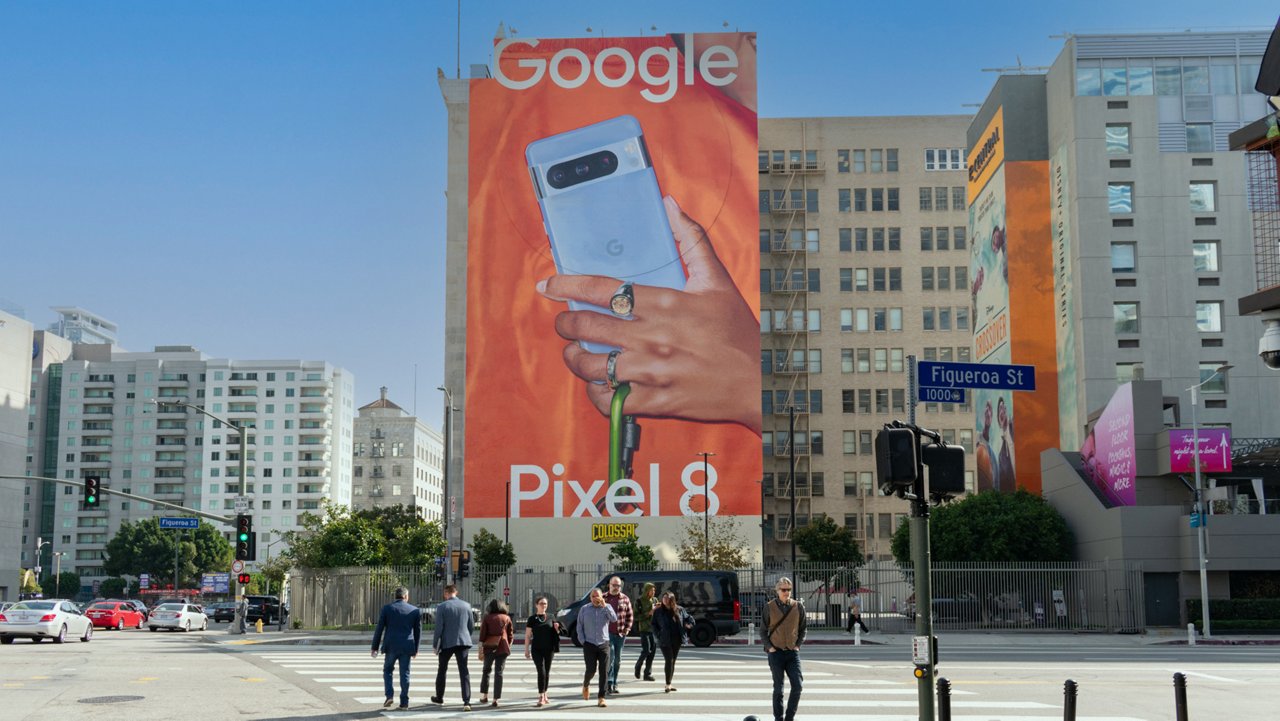 Google Pixel Colossal Media Wallscape