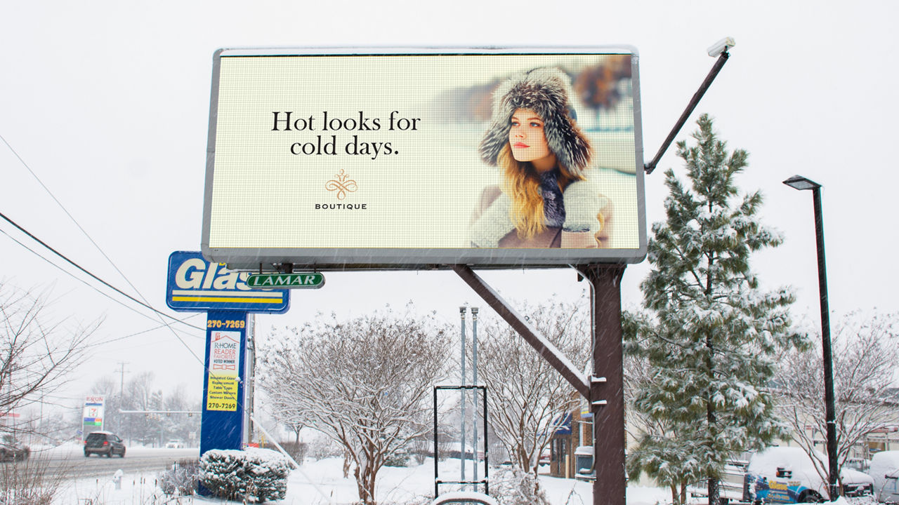 Hot look for cold days