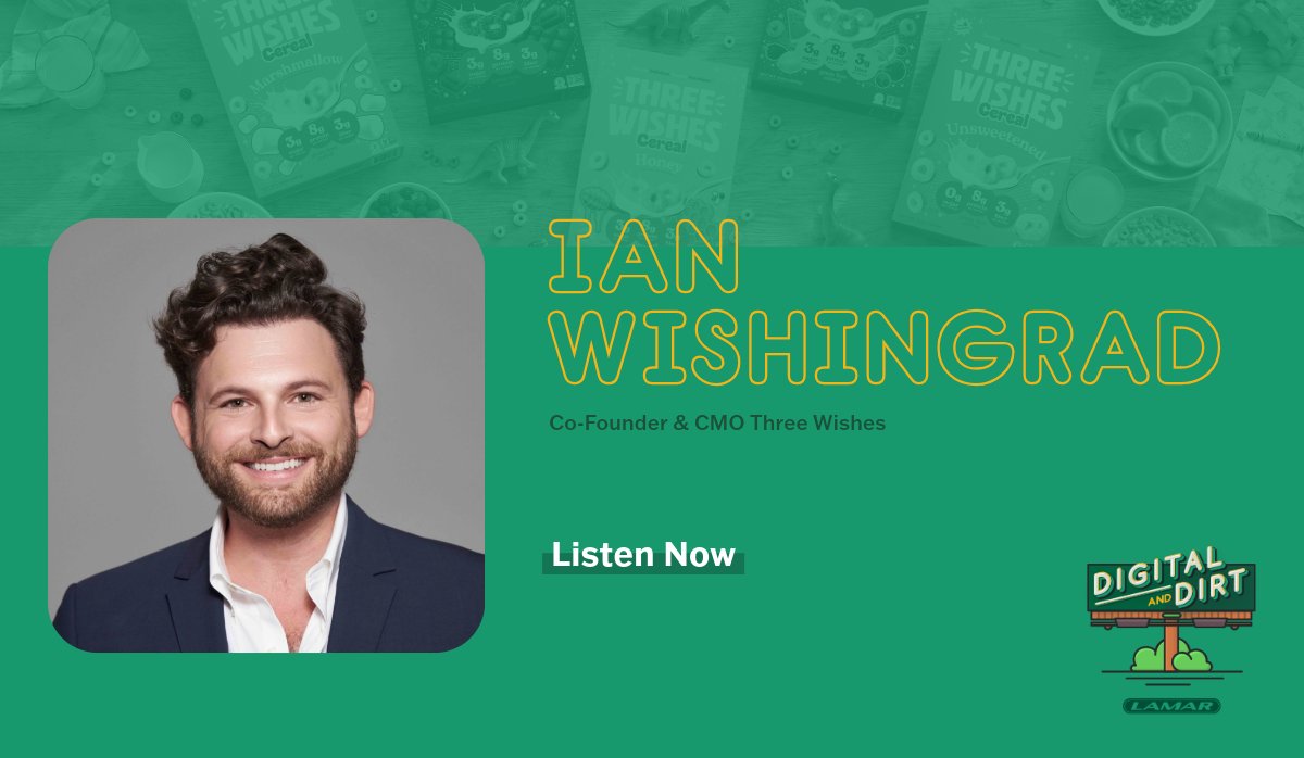 Graphic for lamar's digital and dirt podcast with guest Ian Wishingrad 