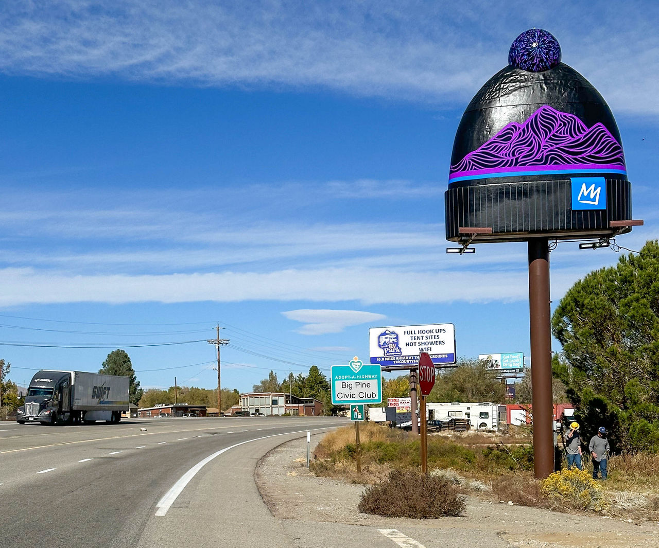 Mammoth Mountain Beanie Poster