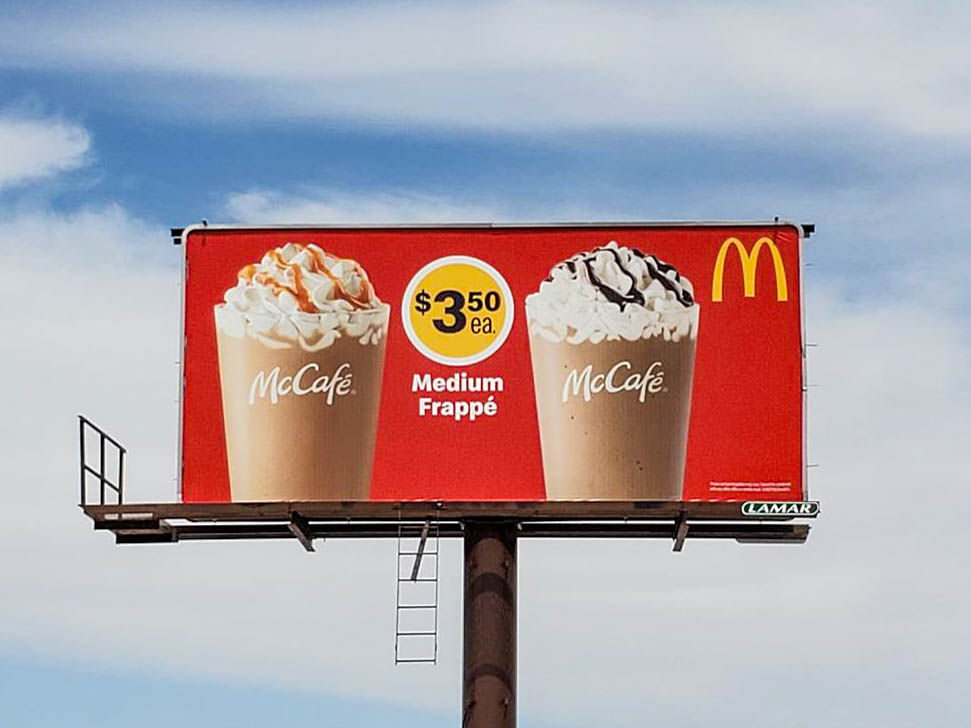 McCafe Medium Frappe Poster