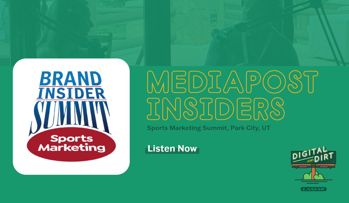 MediaPost Sports Marketing Summit Podcast asset for lamars figital and dirt