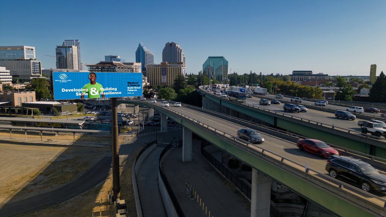 Lamar Advertising billboard with Boys & Girls Club: "Whatever it Takes" Campaign