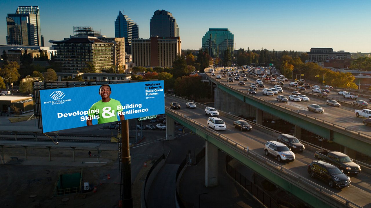 Boys & Girls Club "Whatever it Takes" Campaign on Lamar Advertising billboard