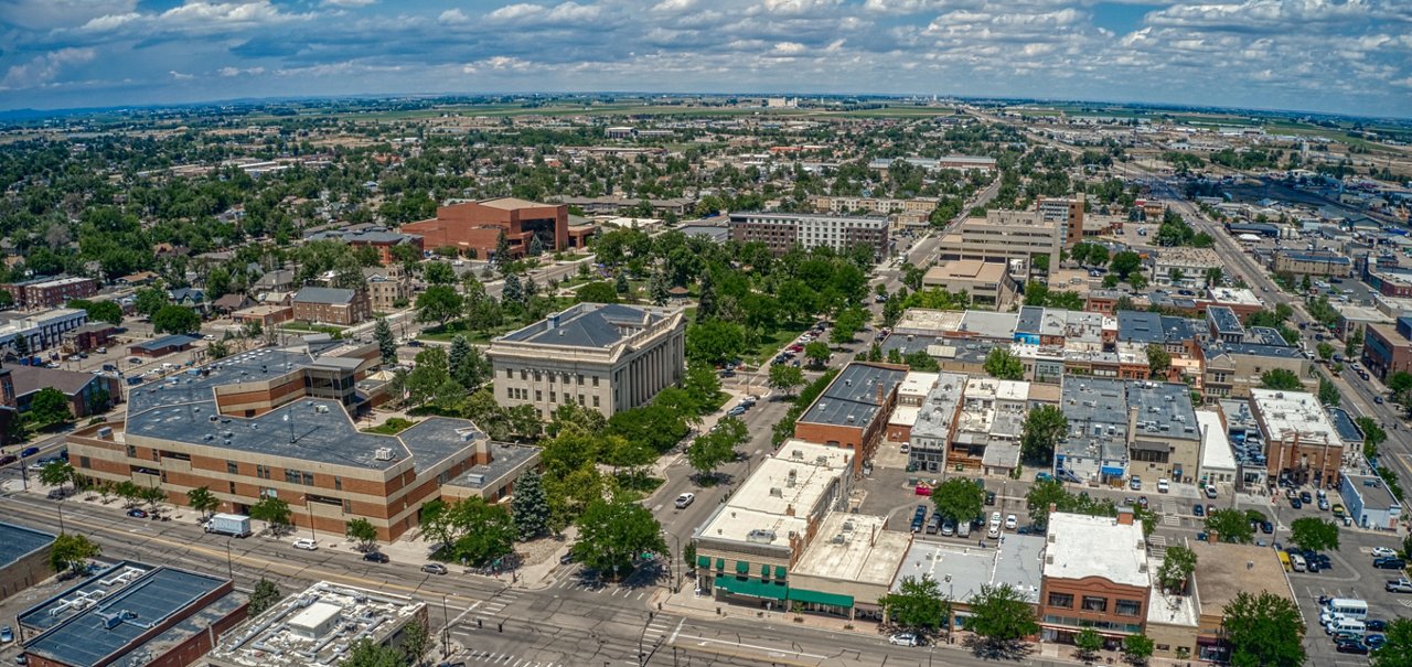 Aerial View of Greeley Colorado during Summer; Shutterstock ID 1778924804; purchase_order: marketing; job: ; client: ; other: 