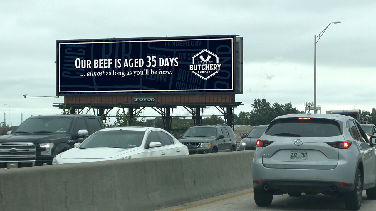 Our beef is aged 35 days