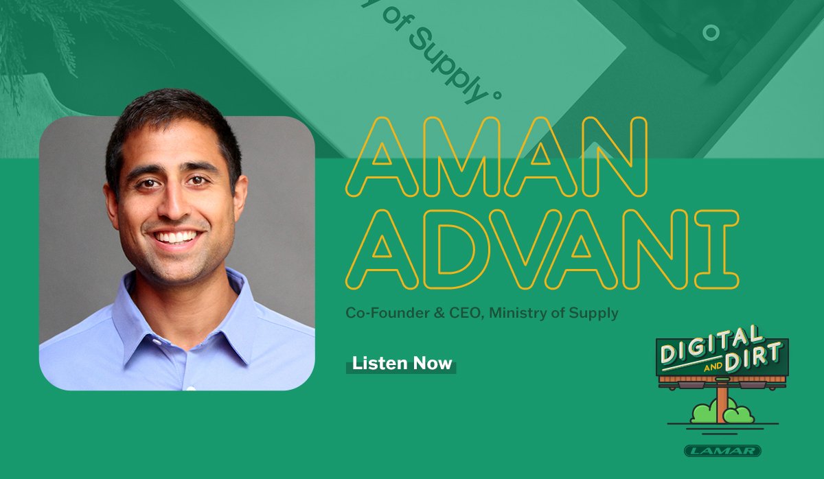 Aman Advani podcast episode on Digital and Dirt graphic 