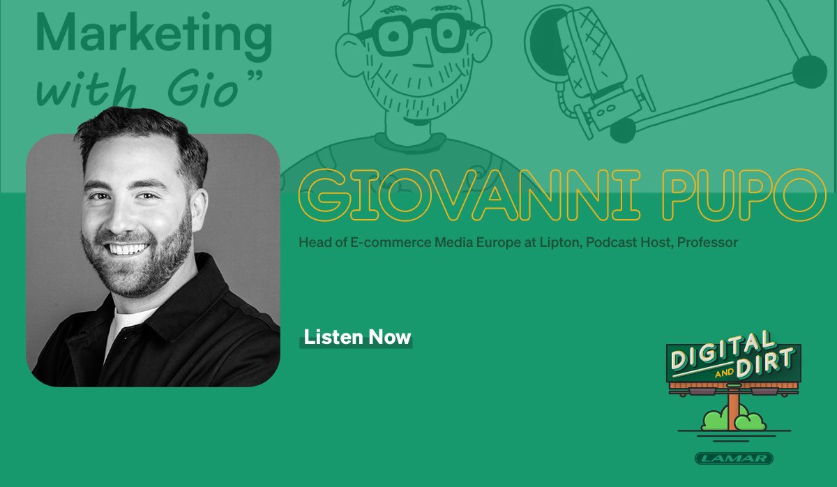 Giovanni Pupo Podcast Digital & Dirt Graphic