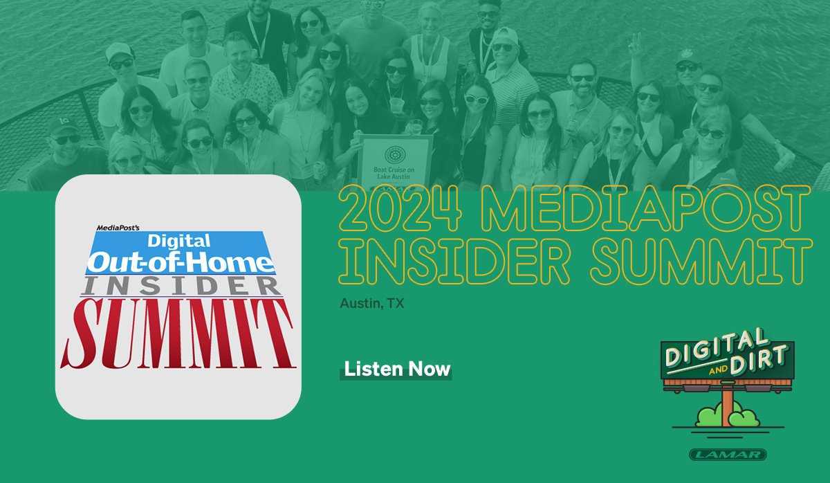 podcast graphic for MediaPost DOOH Insider Summit