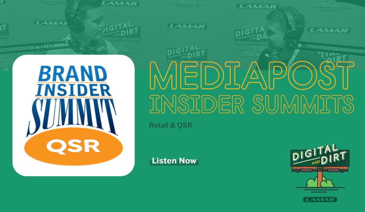 Digital & Dirt Podcast graphic for mediapost conference episode