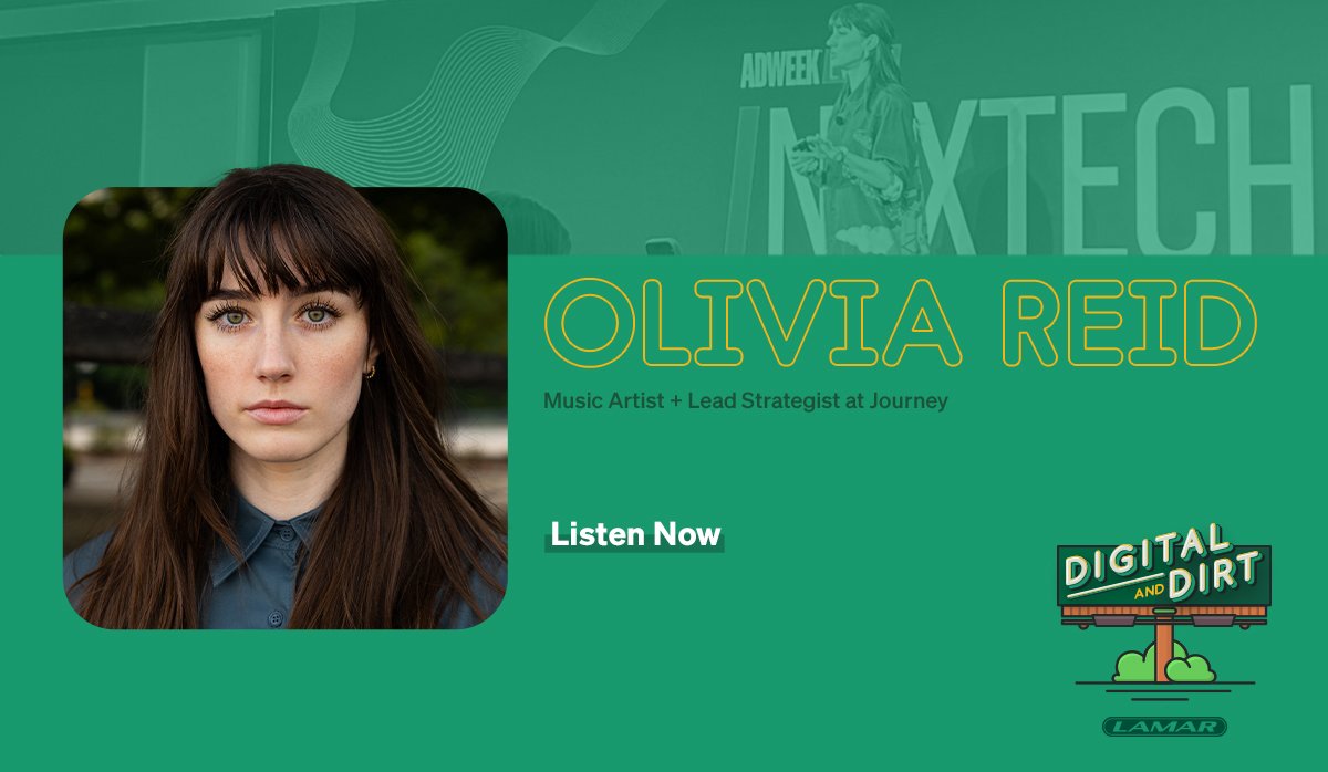 Olivia Reid Podcast graphic for Digital & Dirt