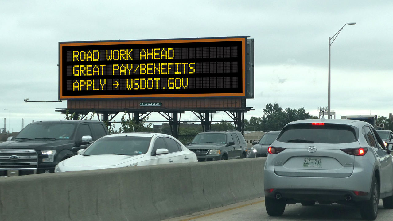 Road work ahead