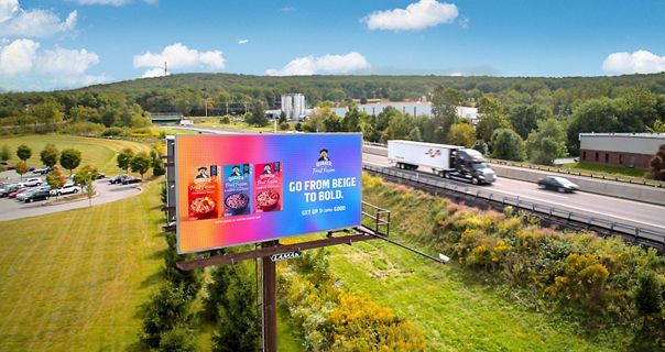 Lamar Advertising and Quaker Oats Company roadside programmatic on digital network