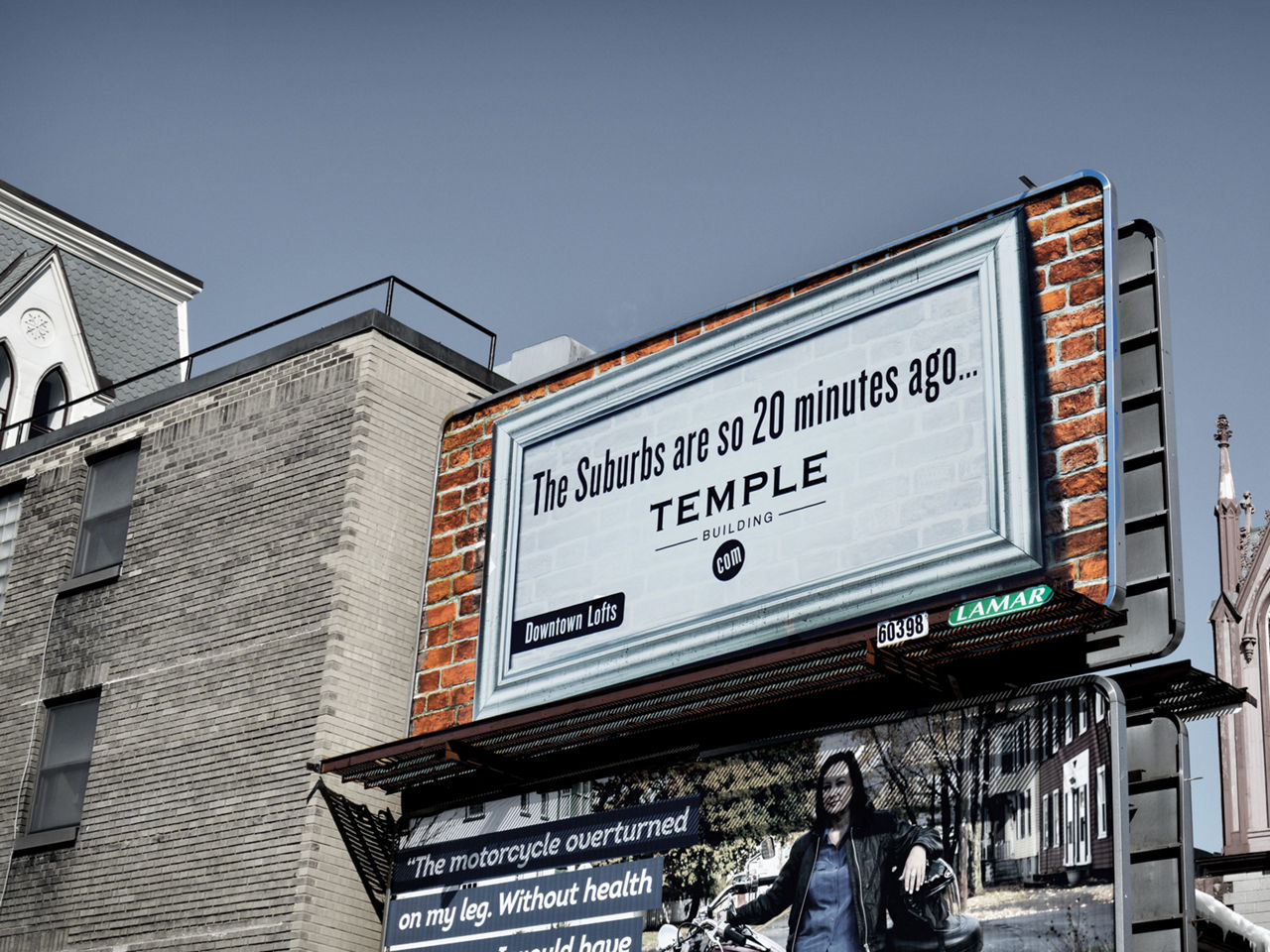 Temple Buildings Poster