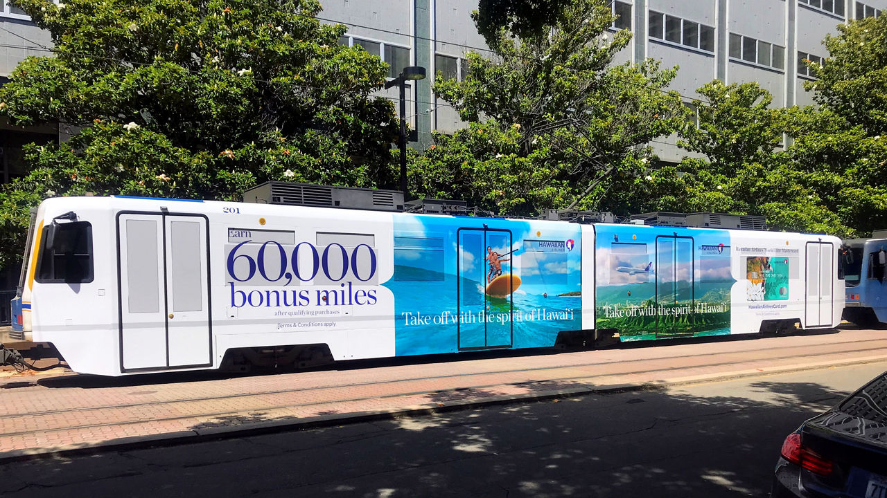 Hawaiian Airlines Full Side Rail