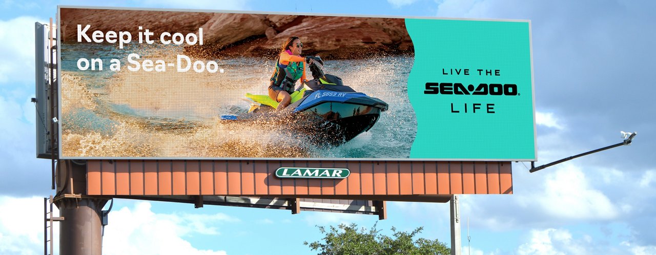 Lamar digital bulletin for Seadoo jetski