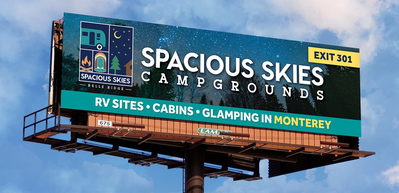 Lamar Advertising and Spacious Skies Campgrounds bulletin
