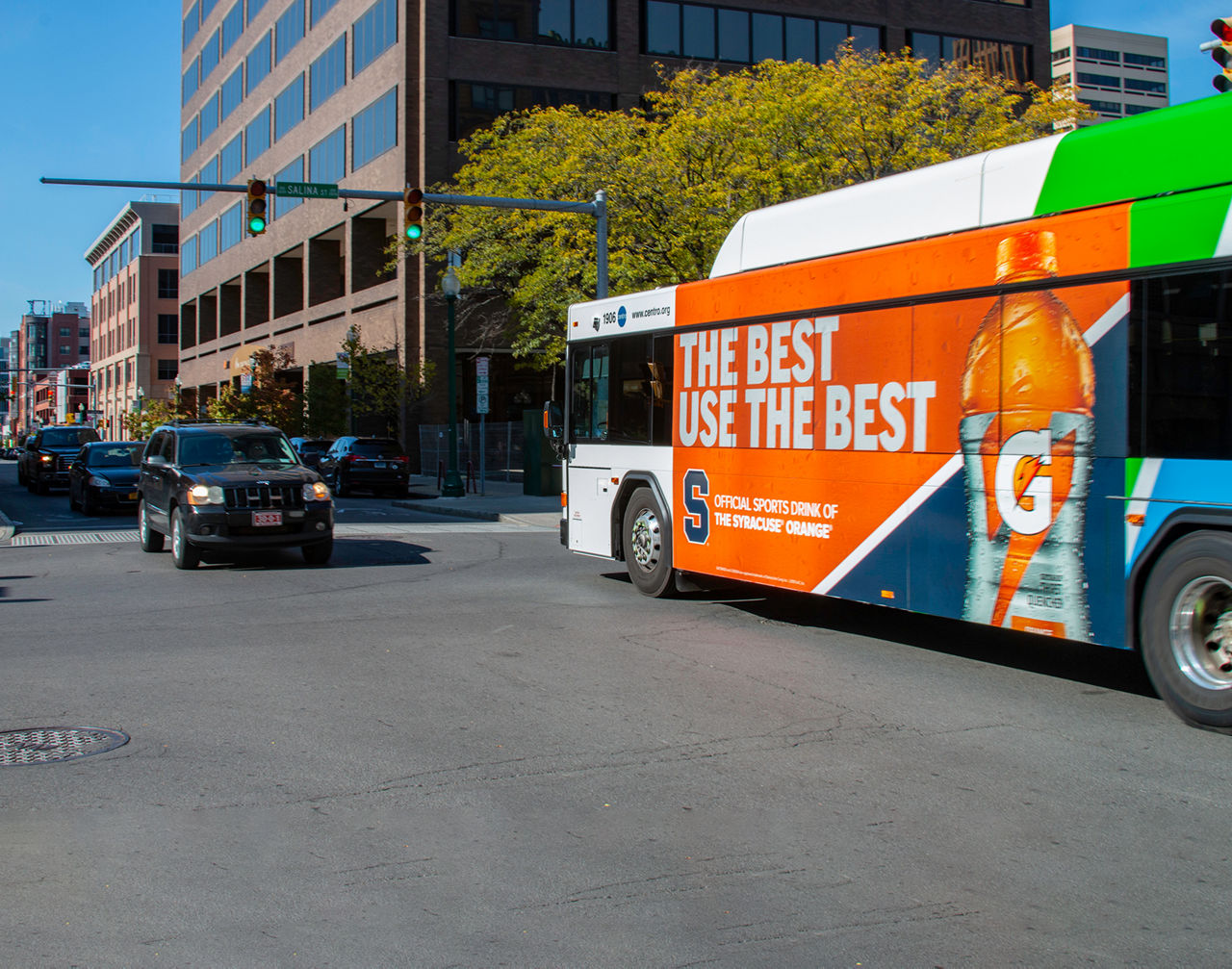 The Syracuse Orange Bus